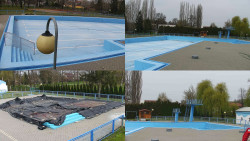 Areál koupaliště Hulín - sdružené snímky