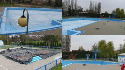 Areál koupaliště Hulín - sdružené snímky