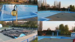 Areál koupaliště Hulín - sdružené snímky