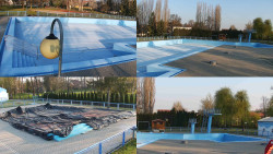 Areál koupaliště Hulín - sdružené snímky