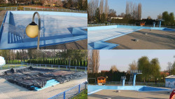 Areál koupaliště Hulín - sdružené snímky