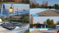 Areál koupaliště Hulín - sdružené snímky