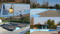 Areál koupaliště Hulín - sdružené snímky