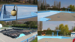 Areál koupaliště Hulín - sdružené snímky