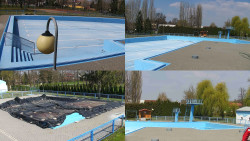 Areál koupaliště Hulín - sdružené snímky