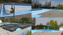 Areál koupaliště Hulín - sdružené snímky