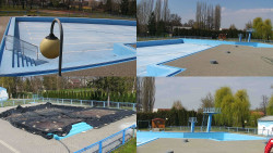 Areál koupaliště Hulín - sdružené snímky