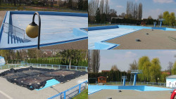 Areál koupaliště Hulín - sdružené snímky