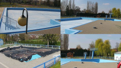 Areál koupaliště Hulín - sdružené snímky