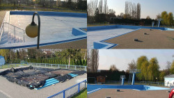 Areál koupaliště Hulín - sdružené snímky