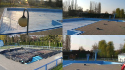 Areál koupaliště Hulín - sdružené snímky