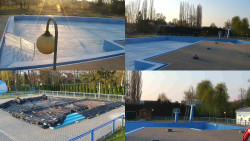 Areál koupaliště Hulín - sdružené snímky