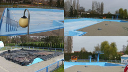 Areál koupaliště Hulín - sdružené snímky