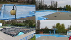 Areál koupaliště Hulín - sdružené snímky