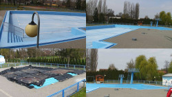 Areál koupaliště Hulín - sdružené snímky