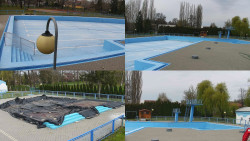 Areál koupaliště Hulín - sdružené snímky