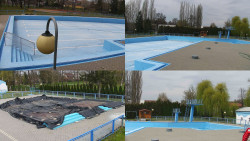 Areál koupaliště Hulín - sdružené snímky