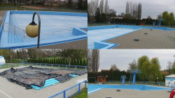 Areál koupaliště Hulín - sdružené snímky