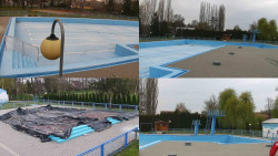 Areál koupaliště Hulín - sdružené snímky