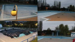 Areál koupaliště Hulín - sdružené snímky