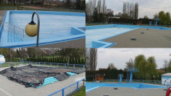 Areál koupaliště Hulín - sdružené snímky