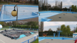 Areál koupaliště Hulín - sdružené snímky