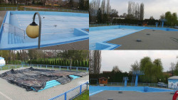 Areál koupaliště Hulín - sdružené snímky