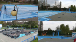 Areál koupaliště Hulín - sdružené snímky