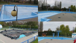 Areál koupaliště Hulín - sdružené snímky