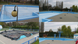 Areál koupaliště Hulín - sdružené snímky