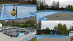 Areál koupaliště Hulín - sdružené snímky