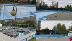 Areál koupaliště Hulín - sdružené snímky