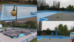 Areál koupaliště Hulín - sdružené snímky