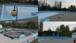 Areál koupaliště Hulín - sdružené snímky