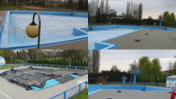 Areál koupaliště Hulín - sdružené snímky