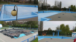 Areál koupaliště Hulín - sdružené snímky