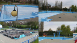 Areál koupaliště Hulín - sdružené snímky