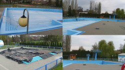 Areál koupaliště Hulín - sdružené snímky