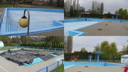 Areál koupaliště Hulín - sdružené snímky