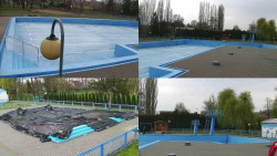 Areál koupaliště Hulín - sdružené snímky