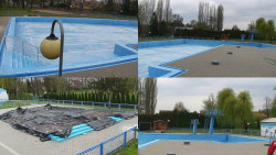 Areál koupaliště Hulín - sdružené snímky