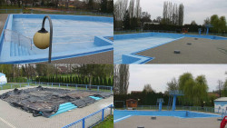 Areál koupaliště Hulín - sdružené snímky