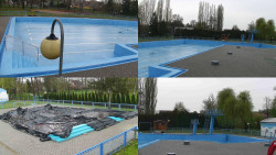 Areál koupaliště Hulín - sdružené snímky