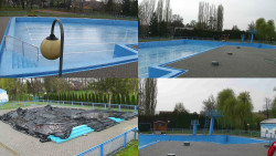 Areál koupaliště Hulín - sdružené snímky