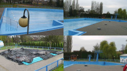 Areál koupaliště Hulín - sdružené snímky