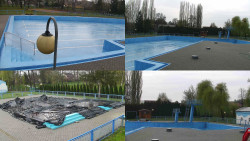 Areál koupaliště Hulín - sdružené snímky