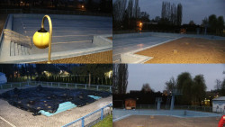 Areál koupaliště Hulín - sdružené snímky