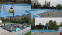 Areál koupaliště Hulín - sdružené snímky