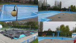 Areál koupaliště Hulín - sdružené snímky