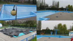 Areál koupaliště Hulín - sdružené snímky